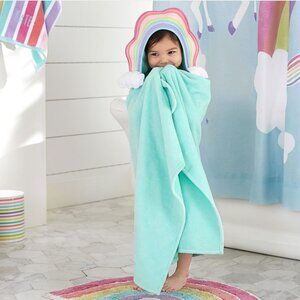 Pottery Barn Rainbow Baby Hooded Towel